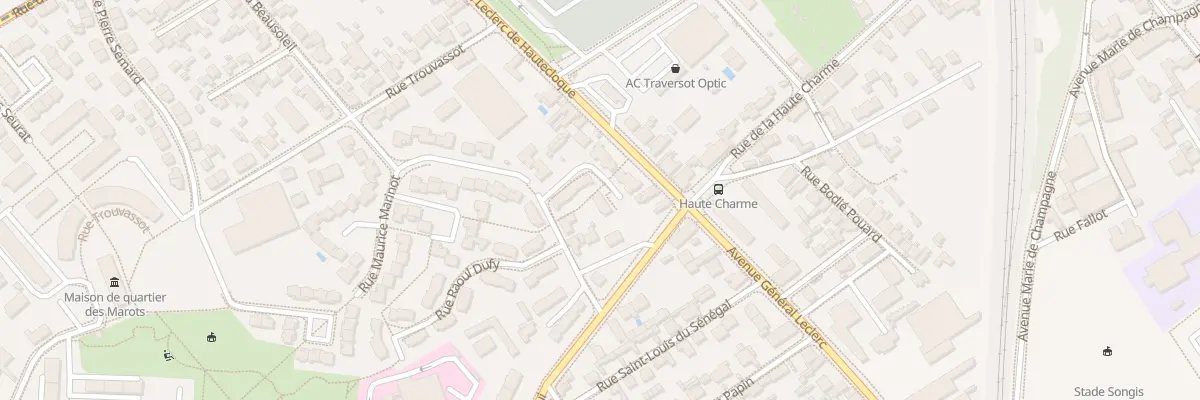 Plan du 10 Rue Andre Mare à Troyes