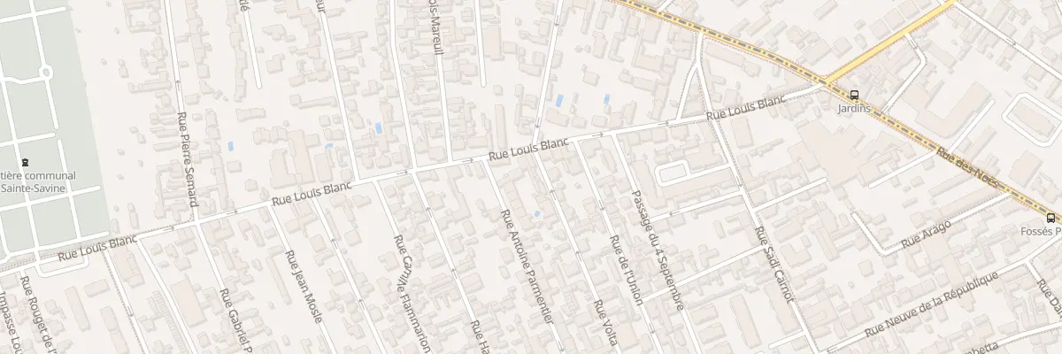 Plan du 25 Rue Louis Blanc à Sainte-Savine