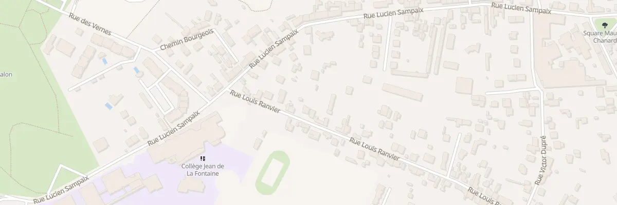 Plan du 110 Rue Louis Ranvier à Roanne
