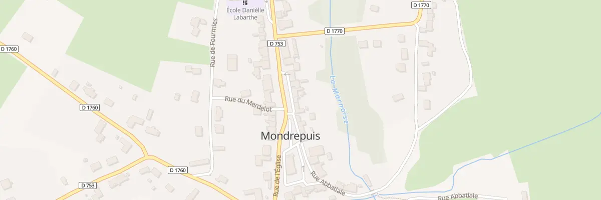 Plan du 4 Av de Verdun à Mondrepuis