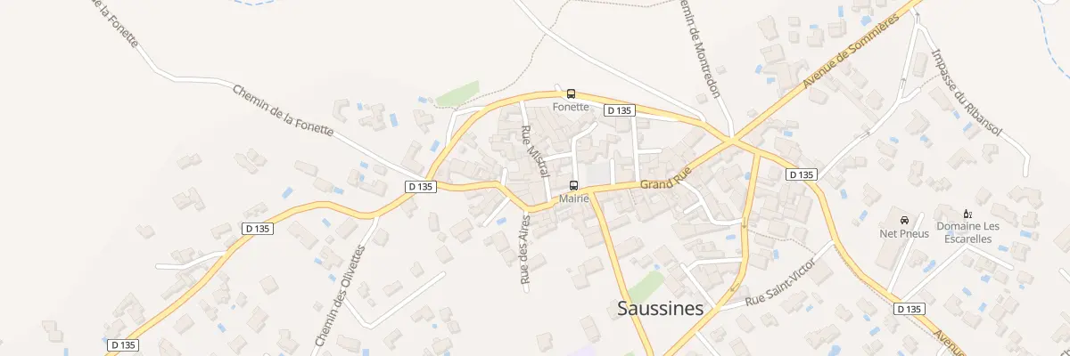 Plan du 9 Rue Mistral à Saussines