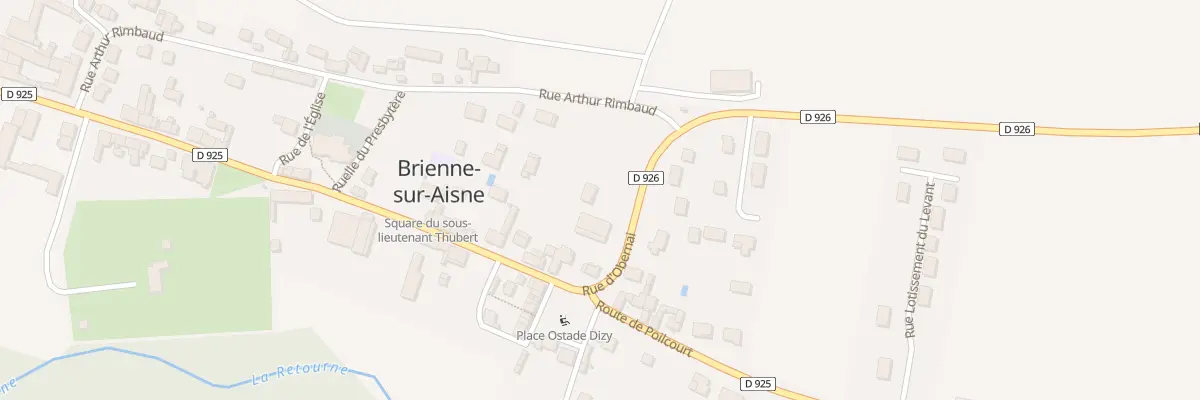 Plan du 5032C Le Village à Brienne-sur-Aisne