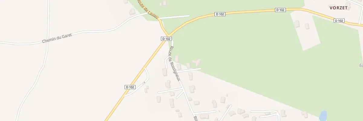 Plan du 924 Rte de Rossigneux à Margerie-Chantagret