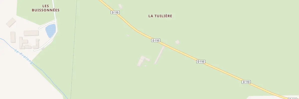 Plan du 163 Rte de Pralong à Chalain-d’Uzore