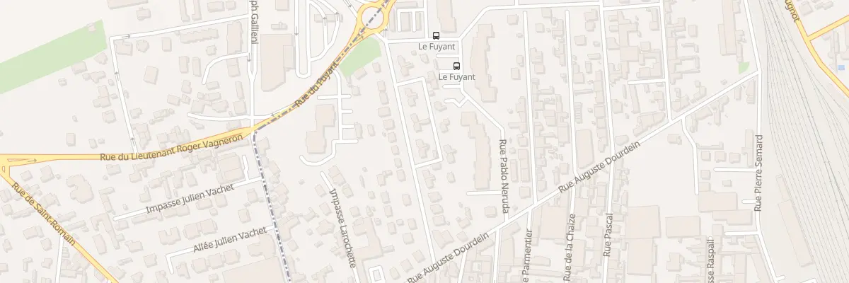 Plan du 16 Rue Albert Camus à Roanne