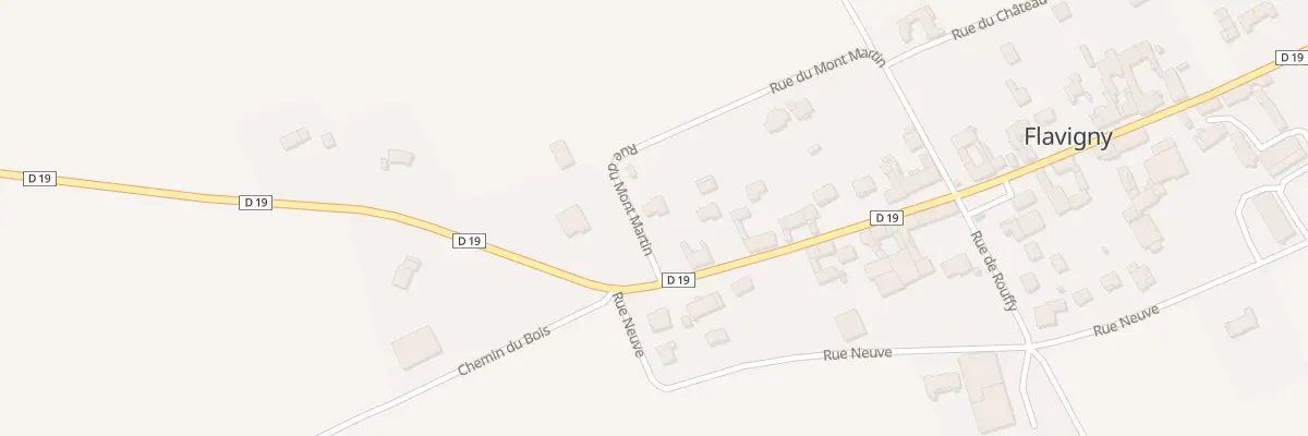 Plan du 34 Rue du Mont Martin à Flavigny