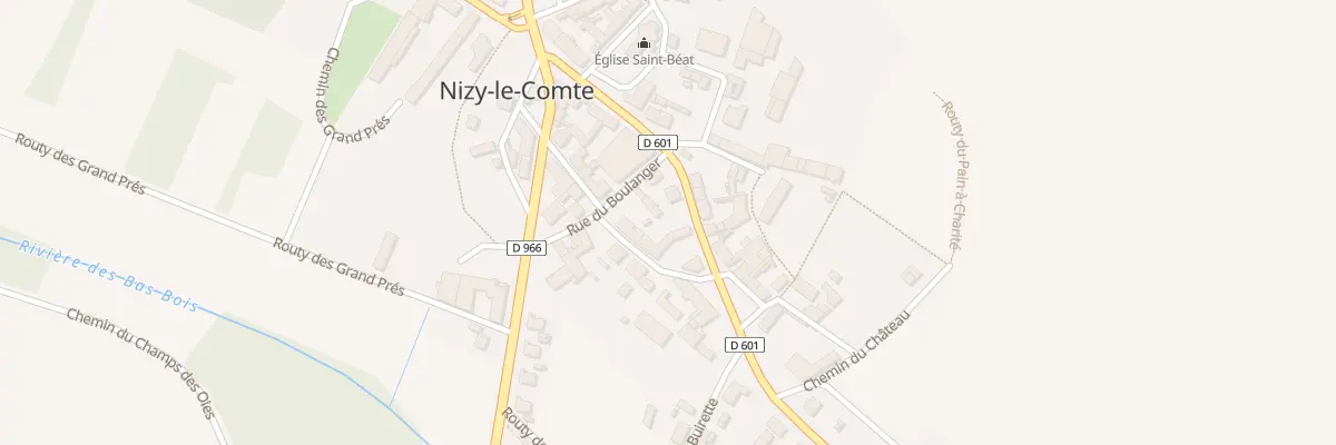 Plan du 10 Rte des Ardennes à Nizy-le-Comte