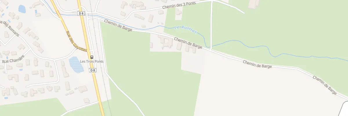 Plan du 244 Che de Barge à Champdieu