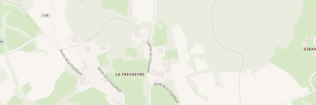 Plan du 94 Che du Chirousse à Saint-Hostien
