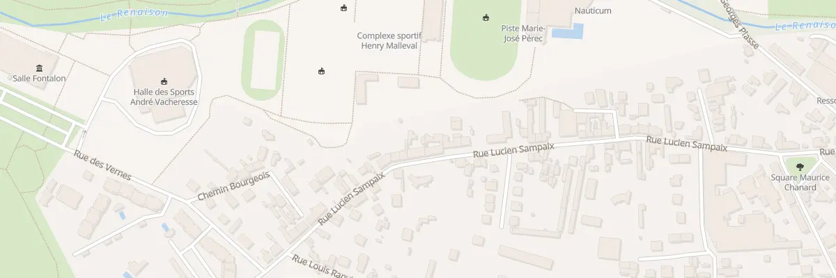 Plan du 142 Rue Lucien Sampaix à Roanne