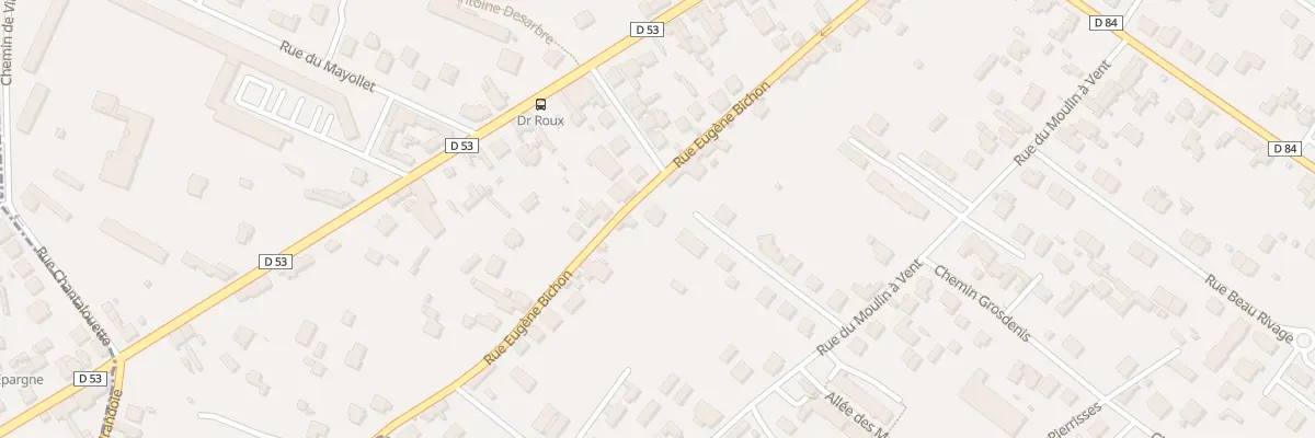 Plan du 59 Rue Eugène Bichon à Roanne