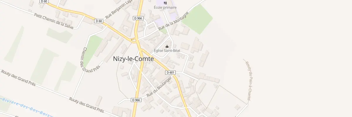 Plan du 1 Rle des Baudets à Nizy-le-Comte
