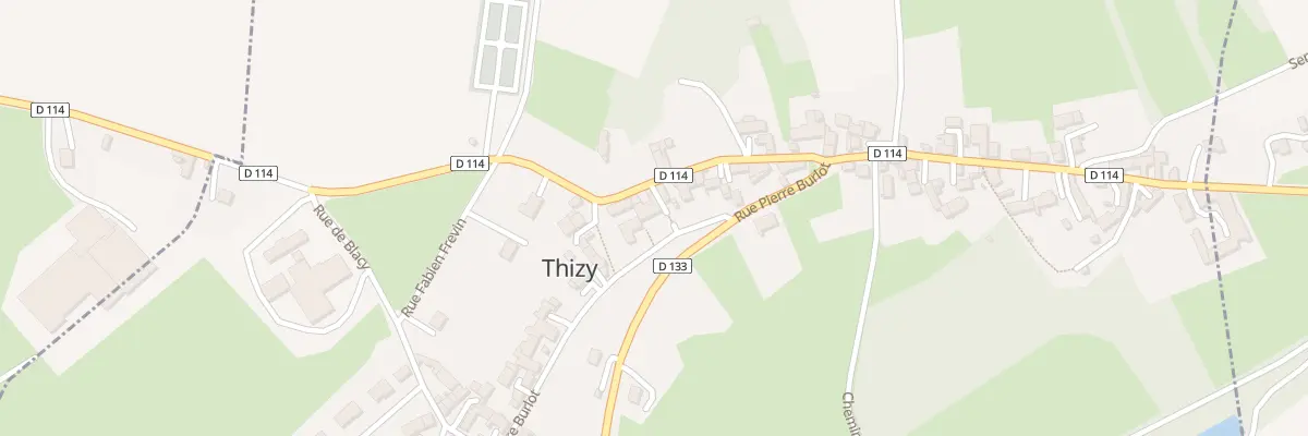 Plan du 6 Rue Pierre Burlot à Thizy