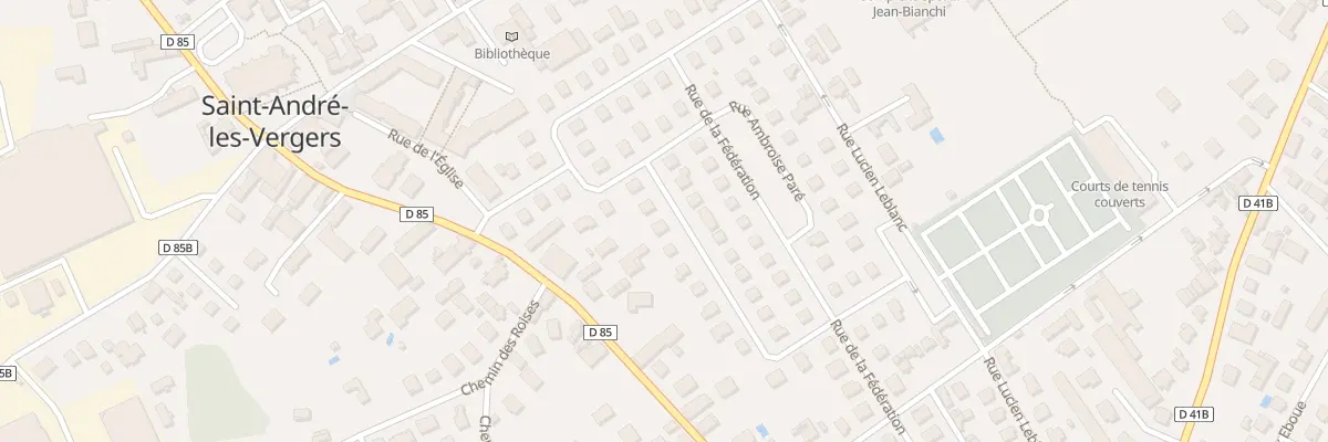 Plan du 6 Rue Guy de Maupassant à Saint-André-les-Vergers