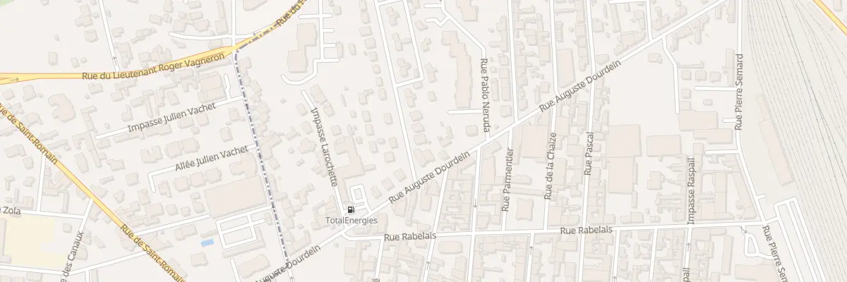 Plan du 4 Rue Albert Camus à Roanne