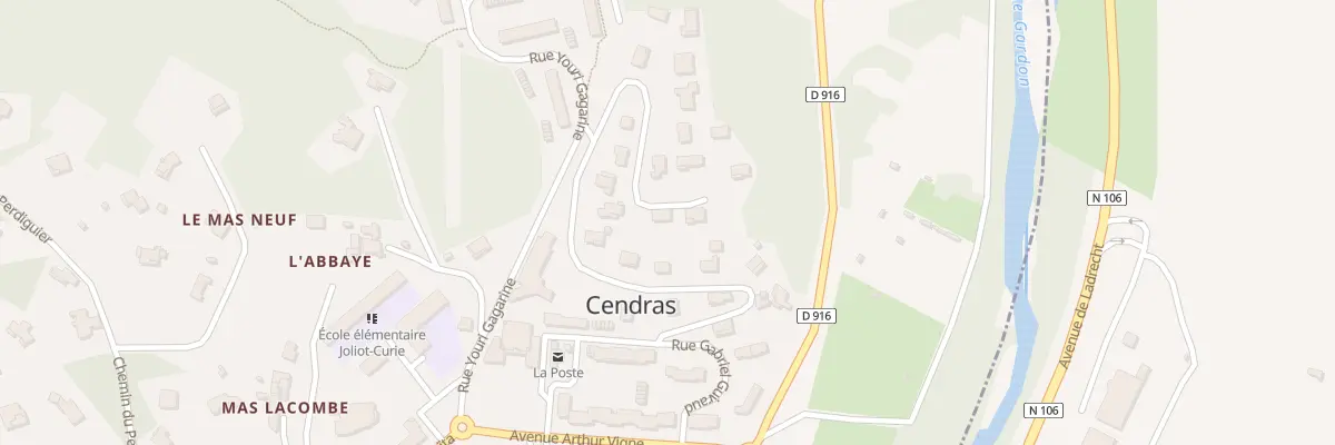 Plan du 8 Lot Le Domaine de l’Abbaye à Cendras