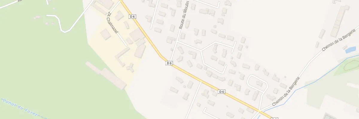 Plan du 20 Rte du Moulin à Montverdun