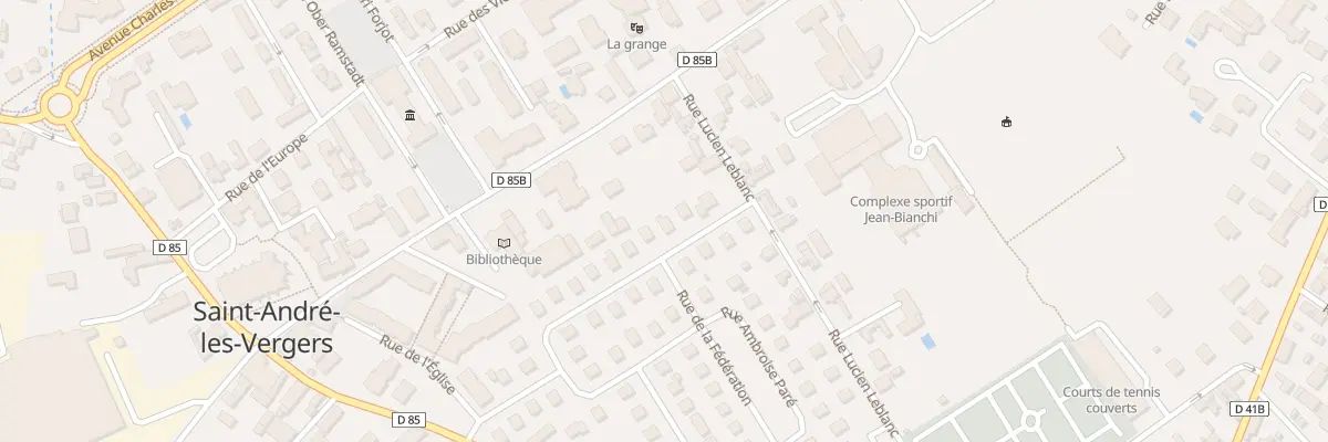 Plan du 8 Rue Saint Frobert à Saint-André-les-Vergers