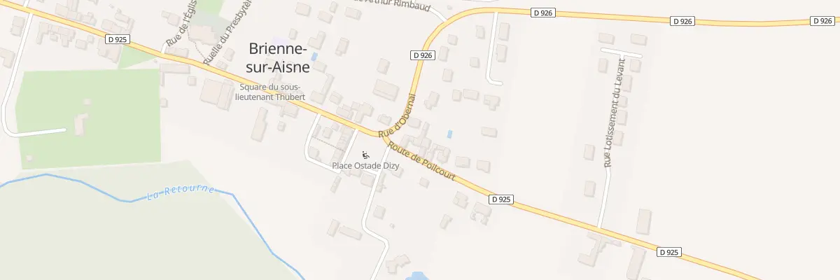 Plan du 5036 Le Village à Brienne-sur-Aisne