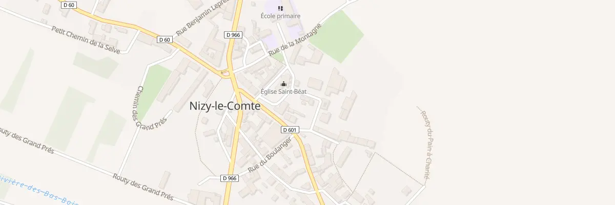 Plan du 3 Rle des Baudets à Nizy-le-Comte