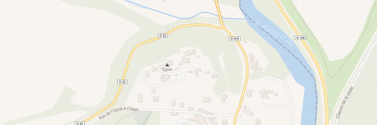 Plan du 323 Che du Puech à Cendras