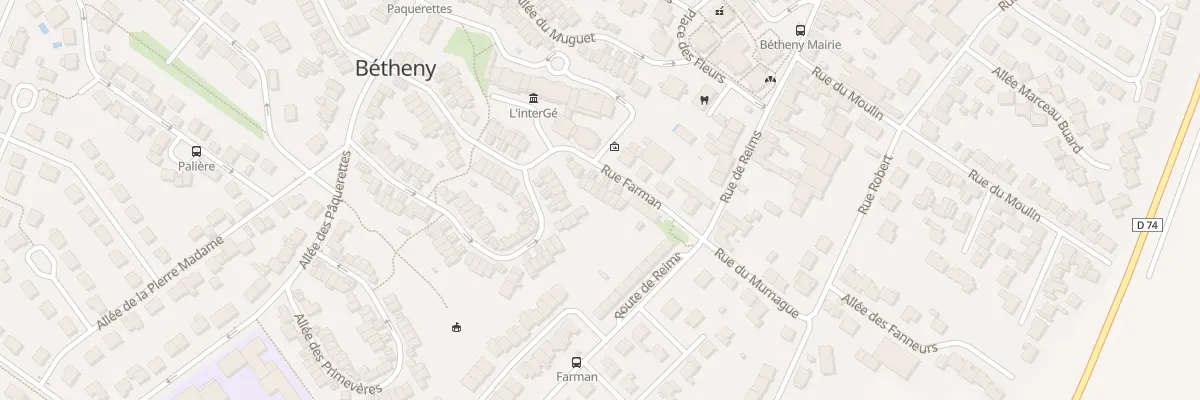 Plan du 11 Rue Farman à Bétheny