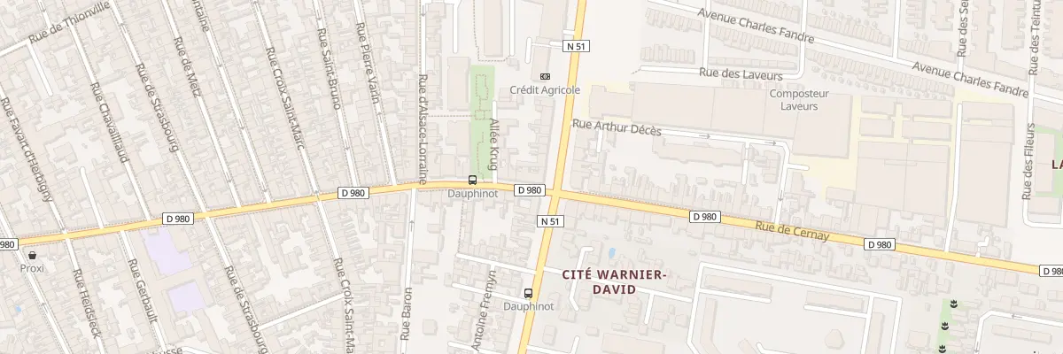 Plan du 167 Rue de Cernay à Reims