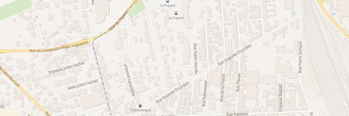 Plan du 10B Rue Albert Camus à Roanne