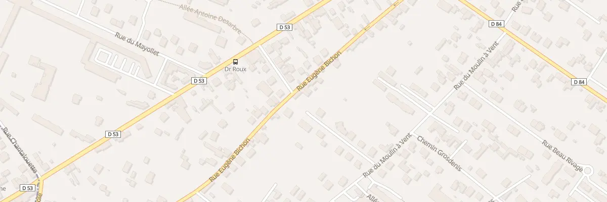 Plan du 57 Rue Eugène Bichon à Roanne