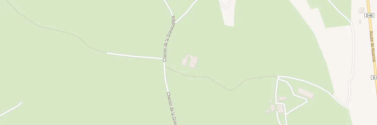 Plan du 594 Che de la Gravaudière à Cordelle