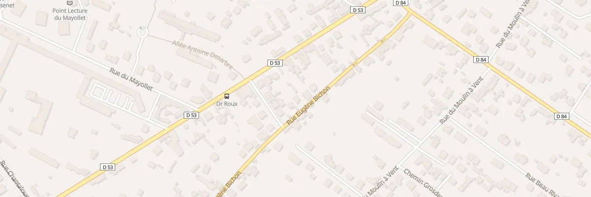 Plan du 48 Rue Eugène Bichon à Roanne