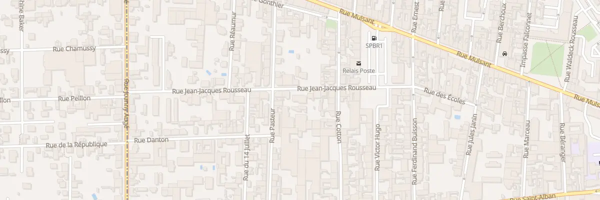 Plan du 19 Rue Jean-Jacques Rousseau à Roanne
