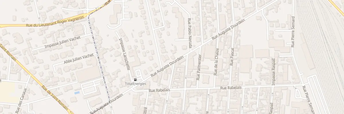Plan du 58 Rue Auguste Dourdein à Roanne