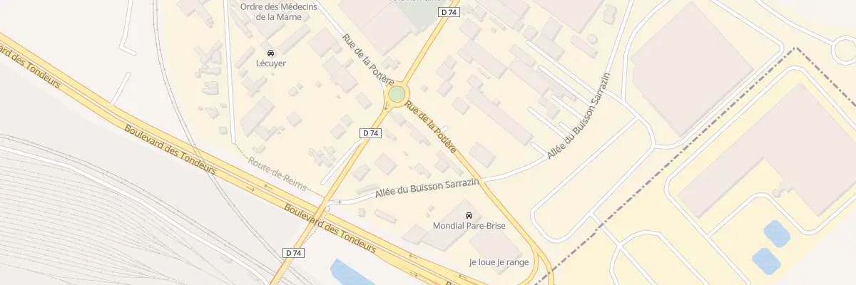 Plan du 15 Rue de la Potière à Bétheny
