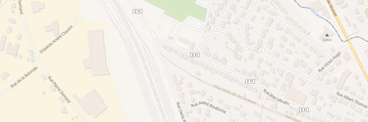 Plan du 663 Rue Jean Moulin à Riorges