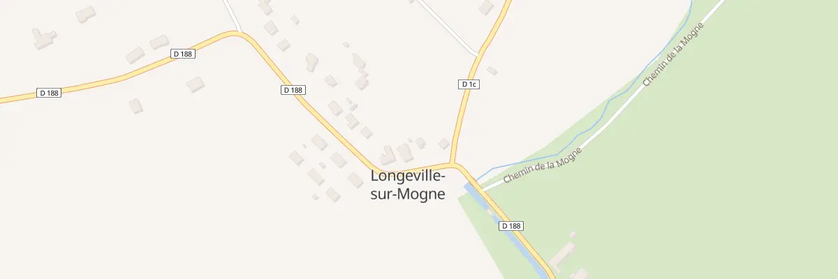 Plan du 1 Rue du Champ au Prieur à Longeville-sur-Mogne
