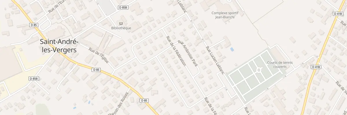 Plan du 6 Rue de la Federation à Saint-André-les-Vergers