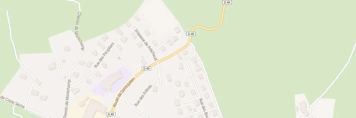 Plan du 32 Rte de Saint-julien à Laussonne