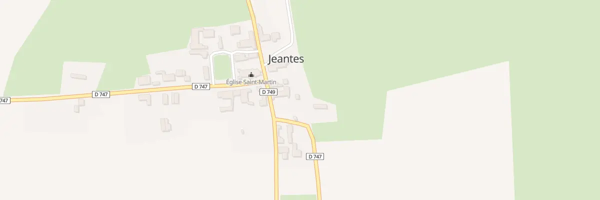 Plan du 3 Rte de Coingt à Jeantes
