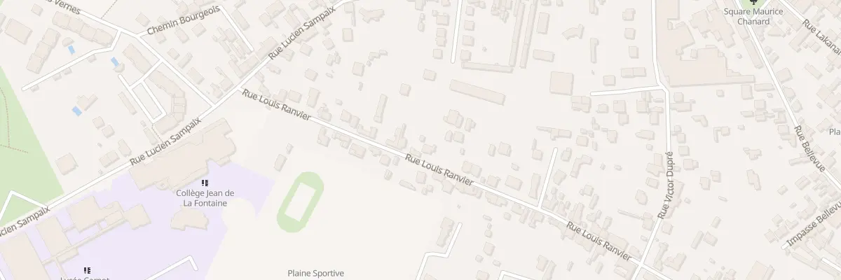 Plan du 98B Rue Louis Ranvier à Roanne