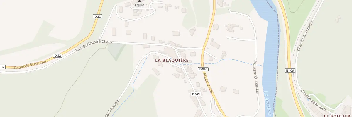 Plan du 58 Imp du Vallat Sauvage à Cendras