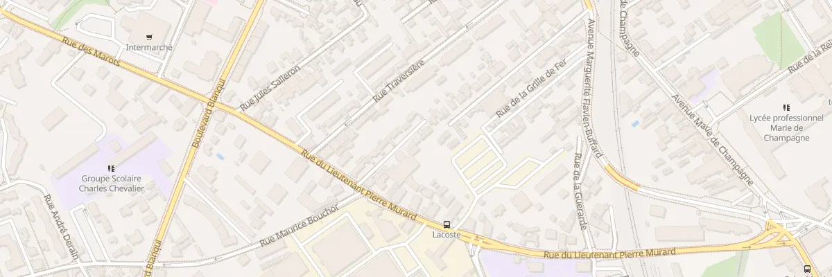 Plan du 4 Rue Theophile Boutiot à Troyes