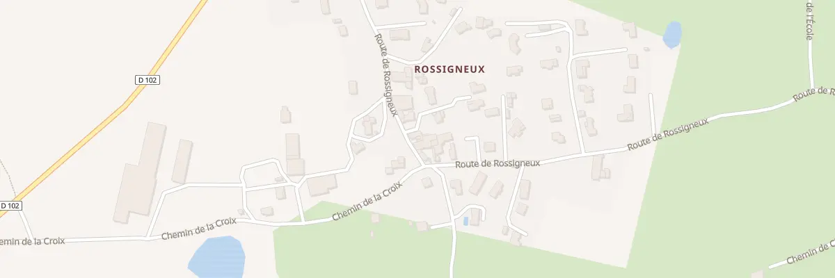 Plan du 5007 Rossigneux à Margerie-Chantagret