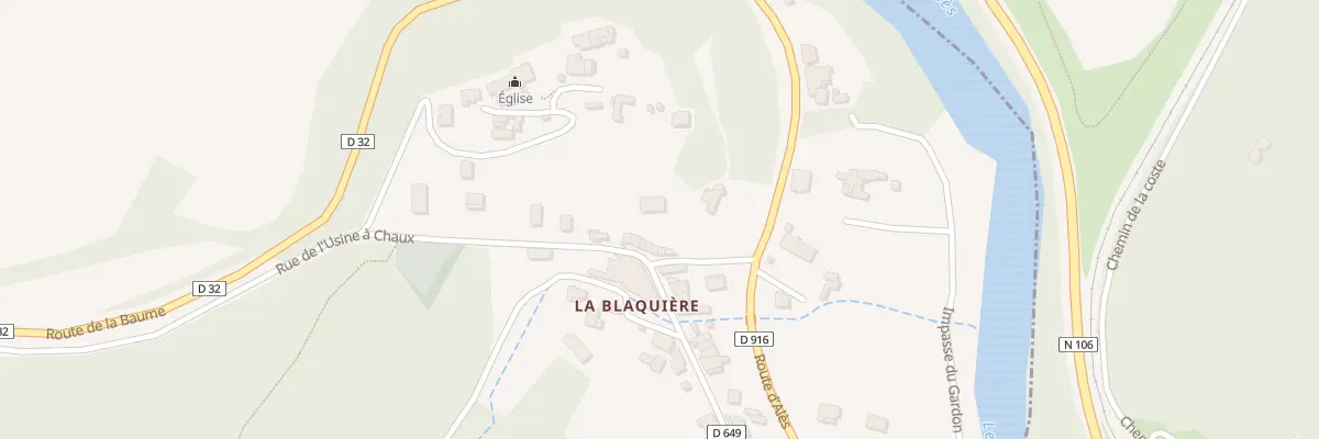 Plan du 48 Pass des Fours à Chaux à Cendras