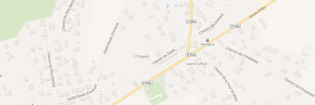 Plan du 267 Che du Stade à Bagard