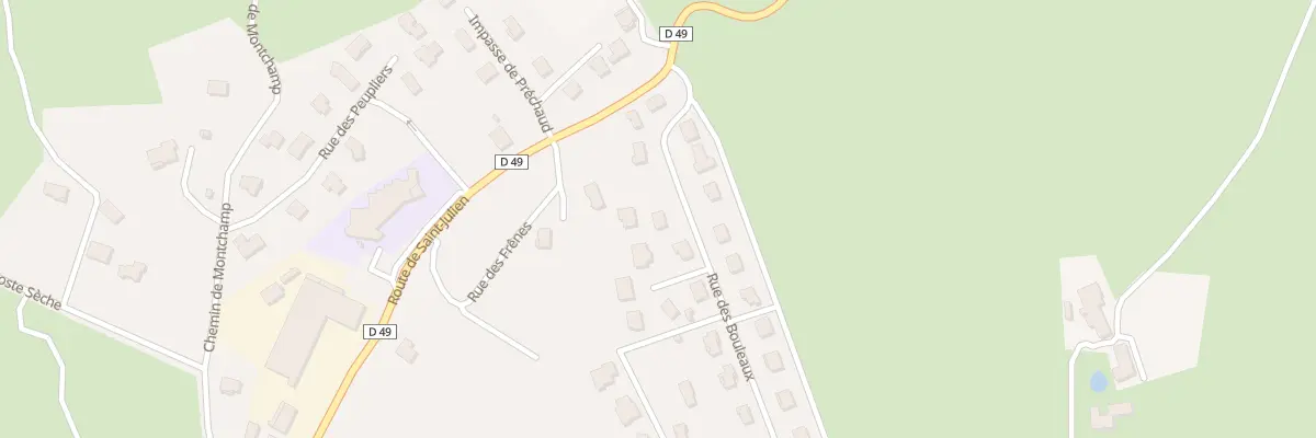 Plan du 8 Rue des Bouleaux à Laussonne