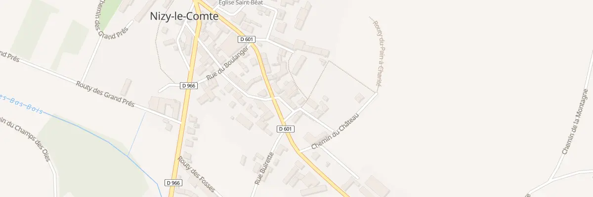 Plan du 17 Rte des Ardennes à Nizy-le-Comte