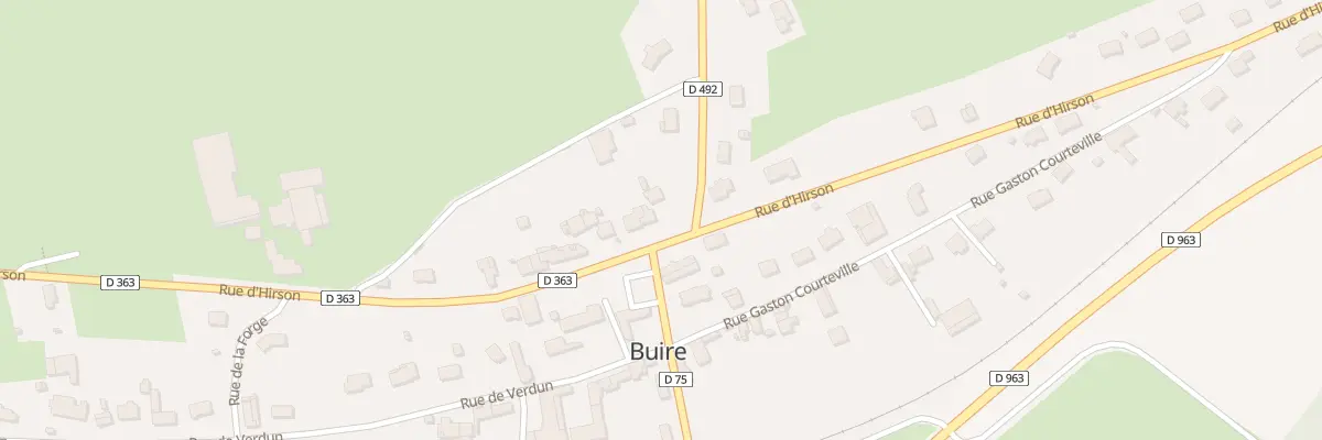 Plan du 22 Rue d’Hirson à Buire