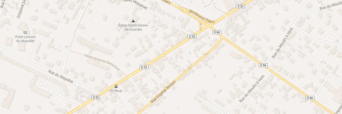 Plan du 103 Rue de Villemontais à Roanne
