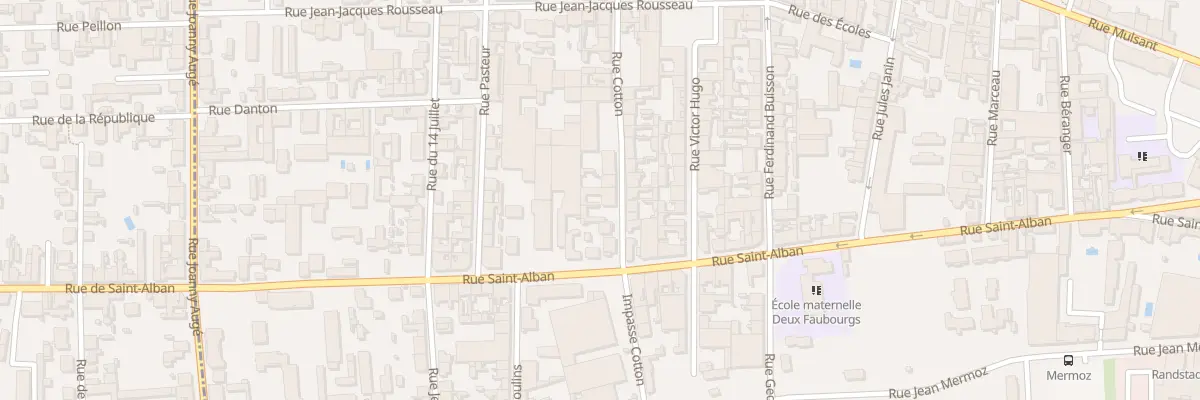 Plan du 52 Rue Cotton à Roanne